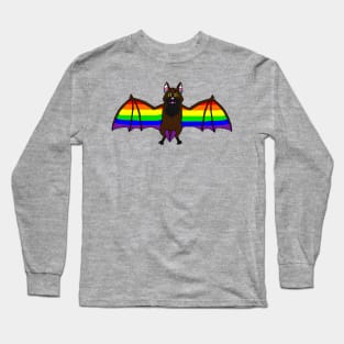 Gay Pride Bat Long Sleeve T-Shirt